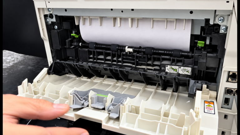 Atasco de papel retirado de una impresora Brother MFC-L6900DW